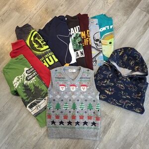 Assorted Boys Tops Size 6, 7